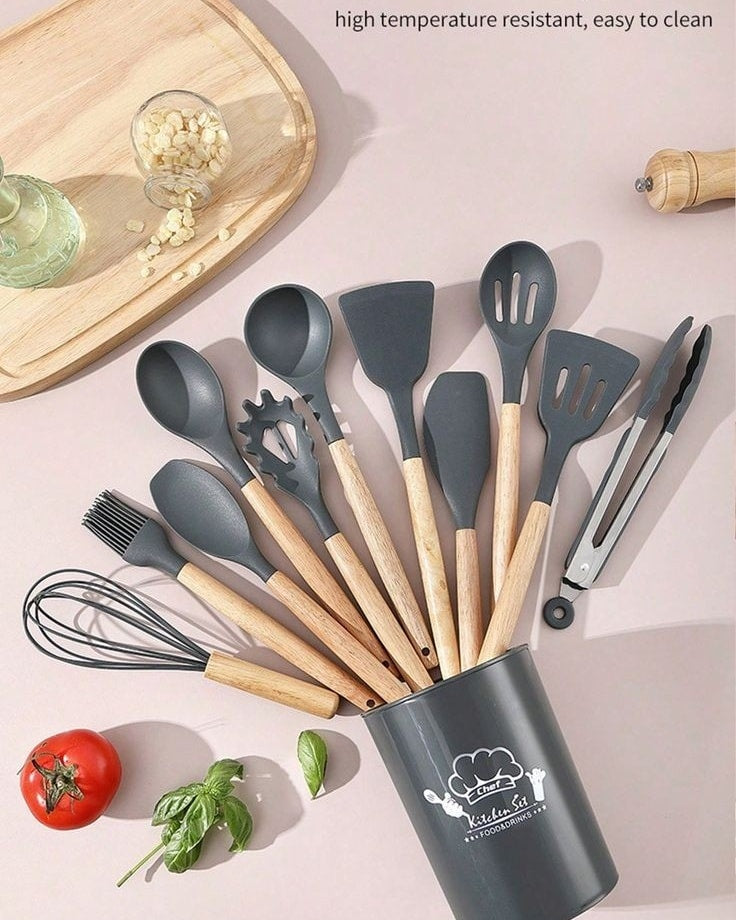 Silicon Spoon Set 12pcs
