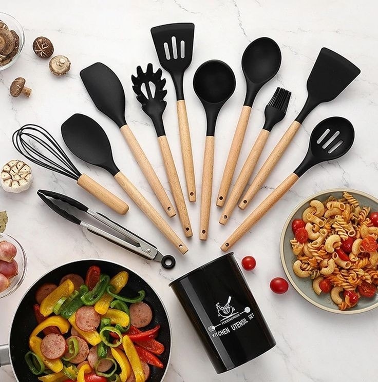 Silicon Spoon Set 12pcs
